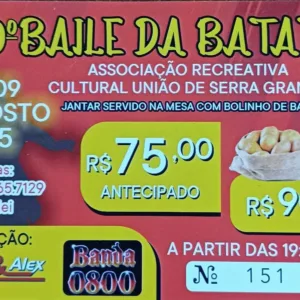 10o Baile da Batata | Soc. Serra Grande