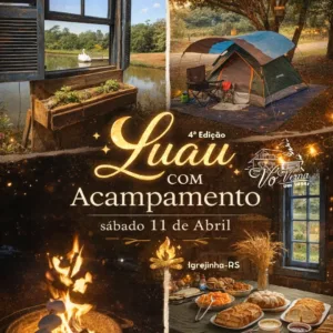 Luau com acampamento | Vó Verna