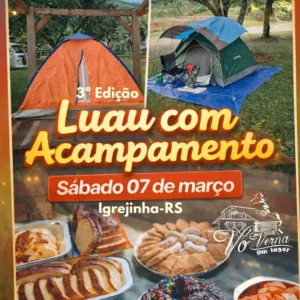 Luau com acampamento | Vó Verna