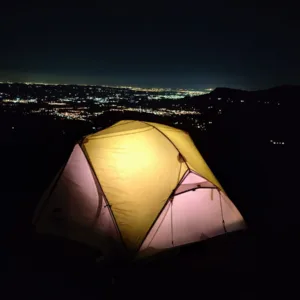 Acampamento na montanha
